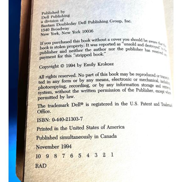 Midnight Dancer by Emily Bradshaw (1994 Dell Historical Romance Paperback) - Picture 5 of 8